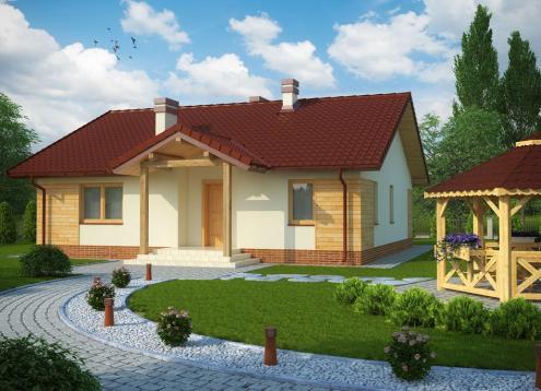 № 1038 Купить Проект дома Коскизов. Закажите готовый проект № 1038 в Краснодаре, цена 38844 руб.