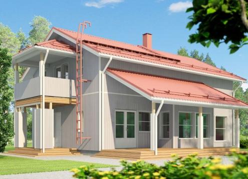 № 1217 Купить Проект дома Ратихера 162. Закажите готовый проект № 1217 в Краснодаре, цена 58320 руб.