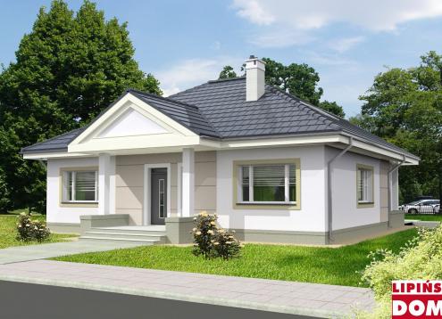 № 1307 Купить Проект дома Люси 4. Закажите готовый проект № 1307 в Краснодаре, цена 35640 руб.
