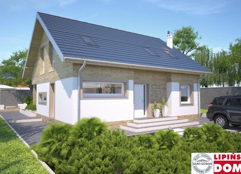 № 1344 Купить Проект дома Мерибель. Закажите готовый проект № 1344 в Краснодаре, цена 39434 руб.