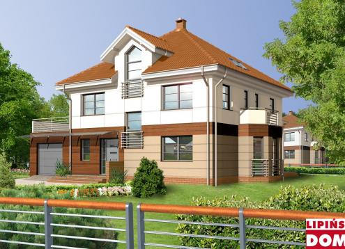 № 1444 Купить Проект дома Севилья. Закажите готовый проект № 1444 в Краснодаре, цена 54400 руб.