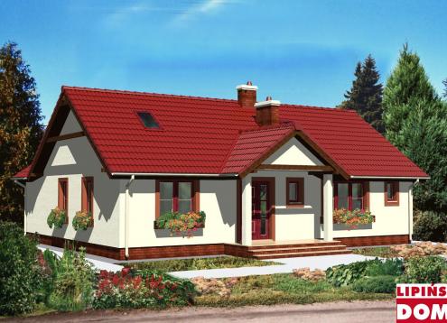 № 1548 Купить Проект дома Баден. Закажите готовый проект № 1548 в Краснодаре, цена 41962 руб.