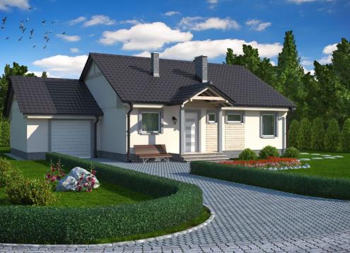 № 1565 Купить Проект дома Словикза. Закажите готовый проект № 1565 в Краснодаре, цена 40860 руб.