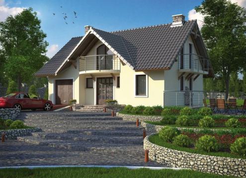 № 1571 Купить Проект дома Садогора. Закажите готовый проект № 1571 в Краснодаре, цена 41796 руб.