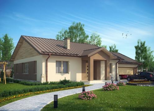 № 1582 Купить Проект дома Родостово Джи. Закажите готовый проект № 1582 в Краснодаре, цена 57780 руб.