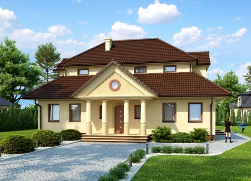 № 1583 Купить Проект дома Олхава. Закажите готовый проект № 1583 в Краснодаре, цена 50976 руб.