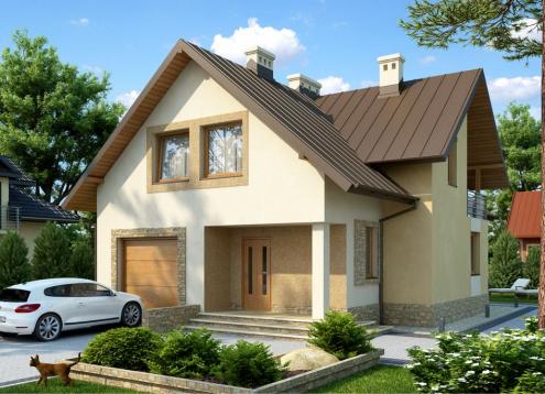 № 1596 Купить Проект дома Дирак. Закажите готовый проект № 1596 в Краснодаре, цена 0 руб.