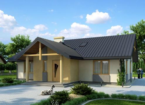 № 1605 Купить Проект дома Злоценец. Закажите готовый проект № 1605 в Краснодаре, цена 41292 руб.
