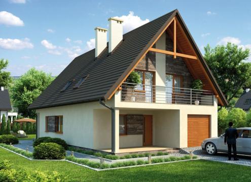 № 1621 Купить Проект дома Бозибар. Закажите готовый проект № 1621 в Краснодаре, цена 50040 руб.