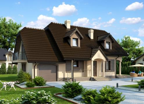 № 1637 Купить Проект дома Скустки. Закажите готовый проект № 1637 в Краснодаре, цена 46872 руб.