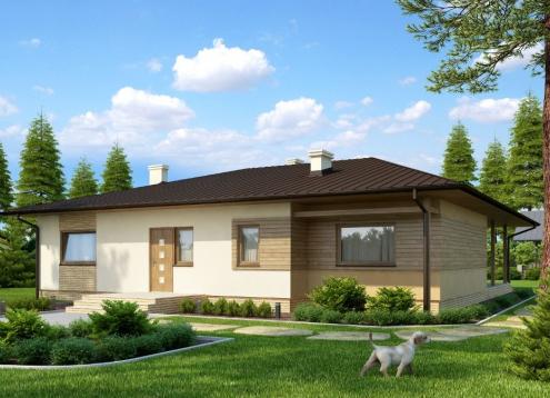 № 1651 Купить Проект дома Кработи Н. Закажите готовый проект № 1651 в Краснодаре, цена 54612 руб.