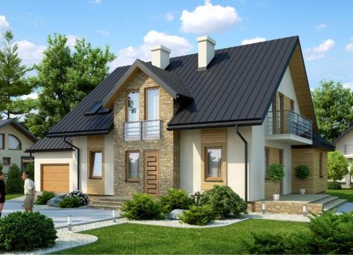 № 1657 Купить Проект дома Храброво Н. Закажите готовый проект № 1657 в Краснодаре, цена 52812 руб.