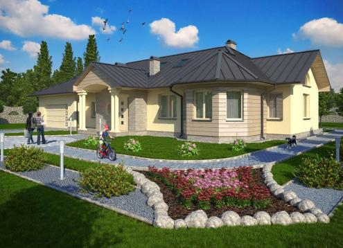 № 1659 Купить Проект дома Билкза. Закажите готовый проект № 1659 в Краснодаре, цена 75132 руб.