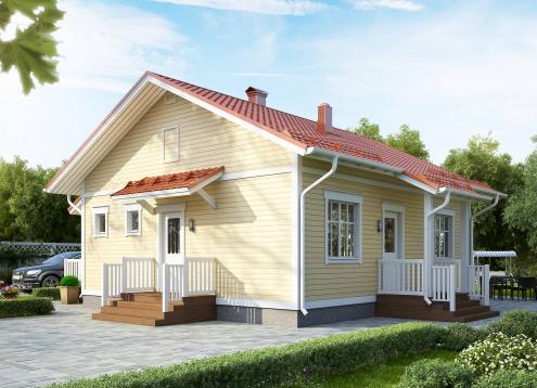 № 1662 Купить Проект дома Ателикоти 1-80А. Закажите готовый проект № 1662 в Краснодаре, цена 28800 руб.