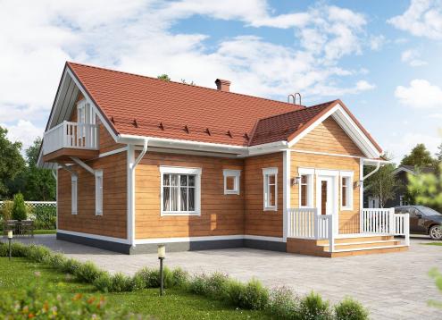 № 1673 Купить Проект дома Ателикоти 2-103А. Закажите готовый проект № 1673 в Краснодаре, цена 52920 руб.