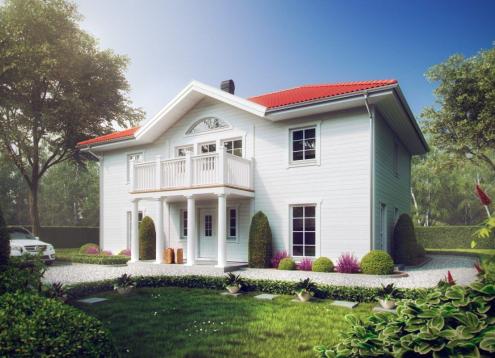 № 1687 Купить Проект дома Экибана. Закажите готовый проект № 1687 в Краснодаре, цена 70560 руб.