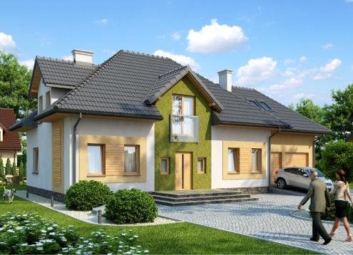 № 1820 Купить Проект дома Астра-2. Закажите готовый проект № 1820 в Краснодаре, цена 59256 руб.